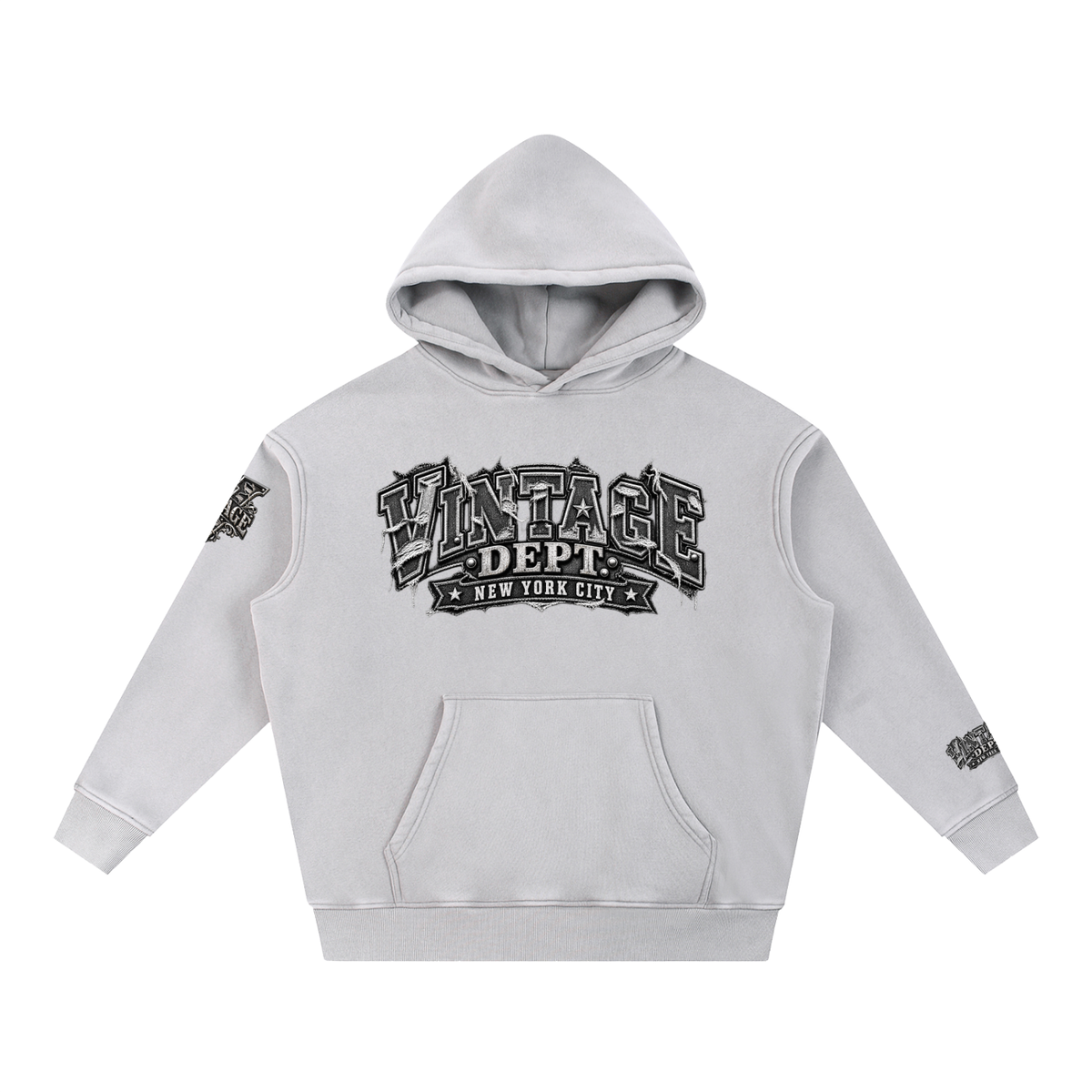 CoZay Original Men's Snow Wash Fleece Oversize Hoodie