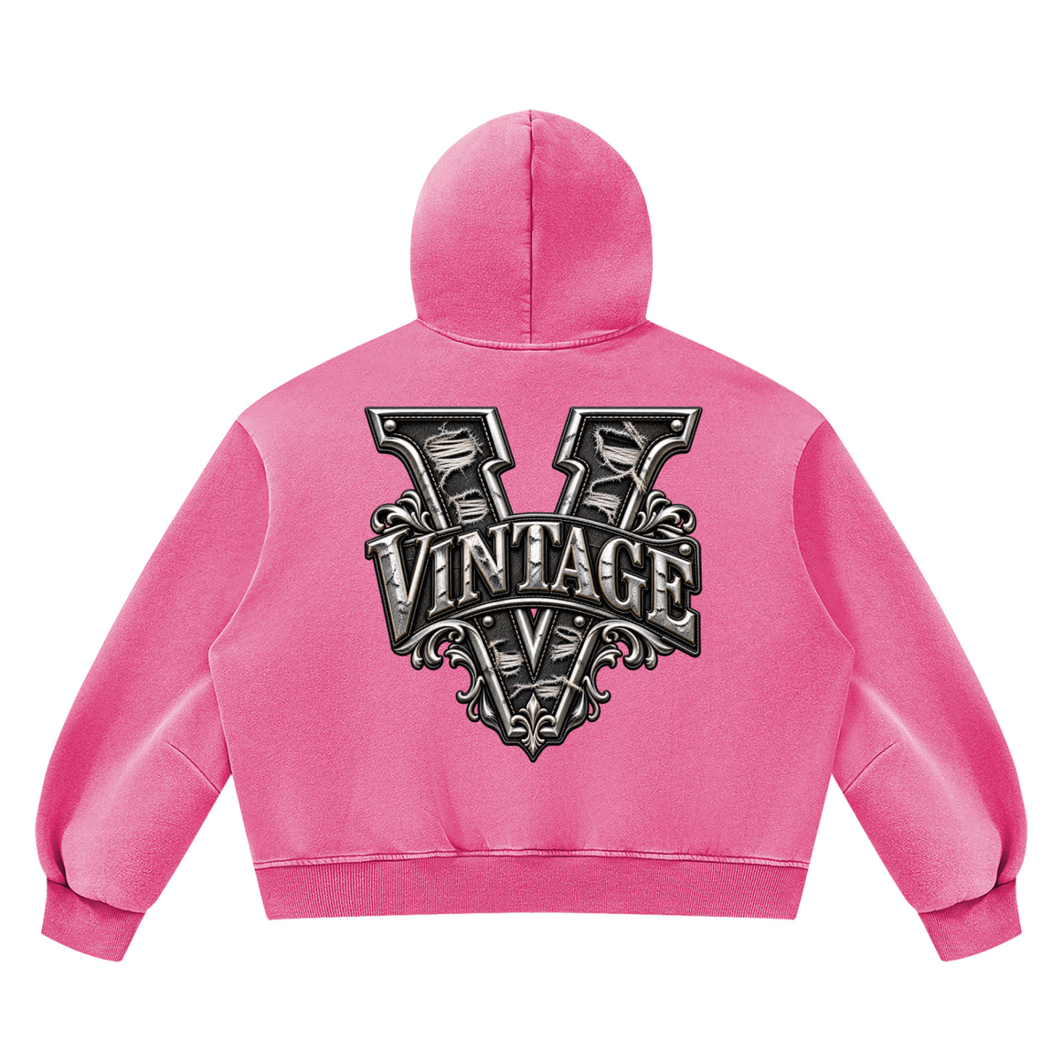 CoZay Original Unisex Vintage Wash Boxy Fleece Hoodie