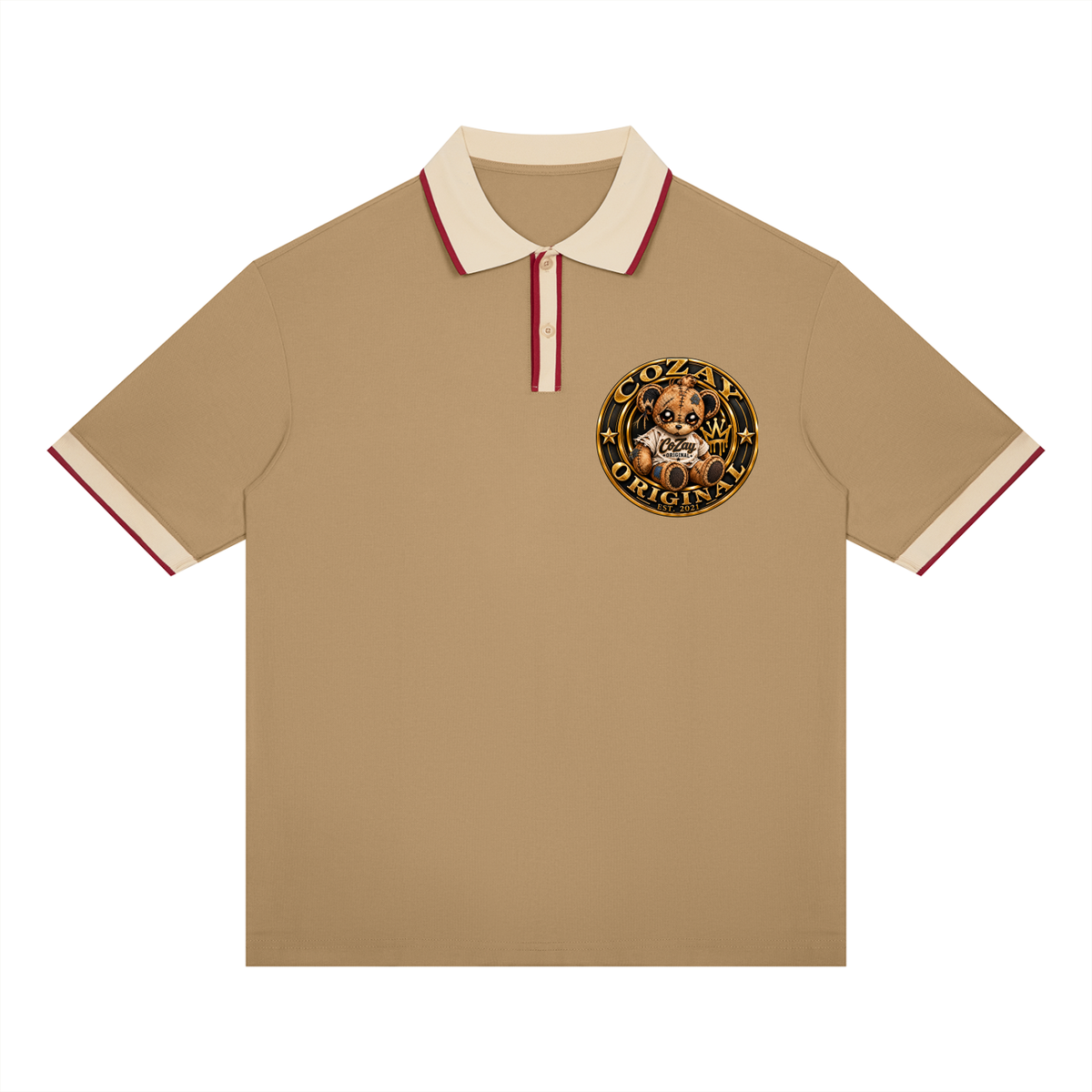 CoZay Original Unisex Color Block Polo Shirt