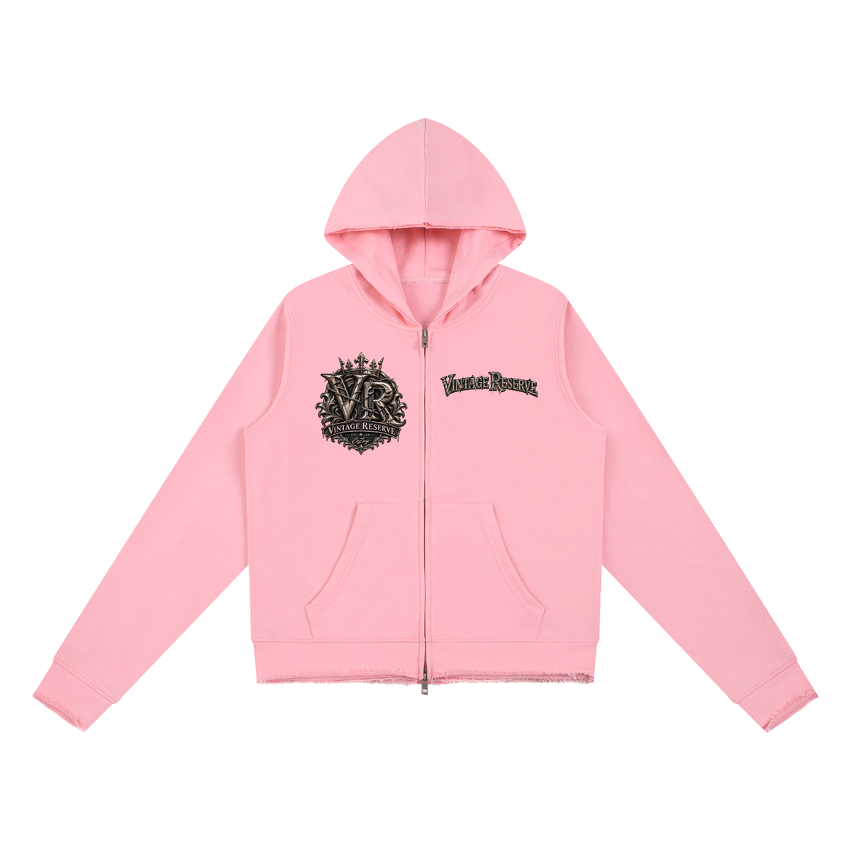 Women’s Raw Edge Full Zip Hoodie