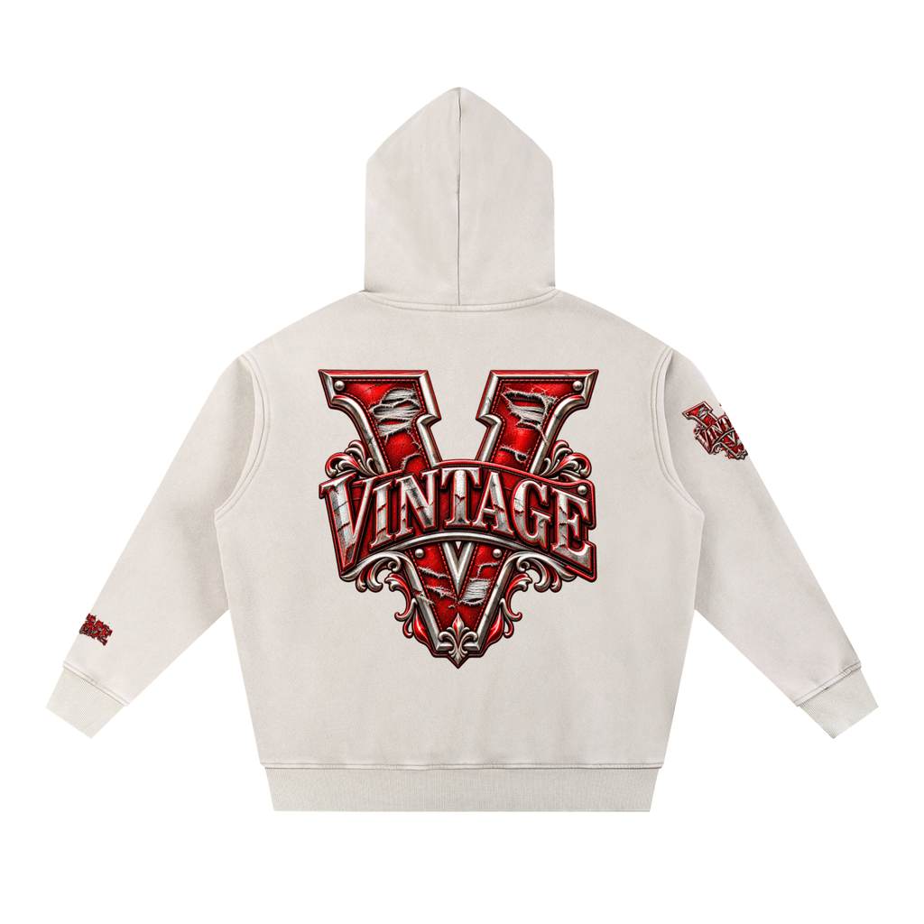 CoZay Original Men's Snow Wash Fleece Oversize Hoodie