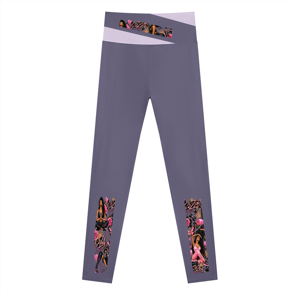 CoZay Signature Women's Color Block Yoga Leggings