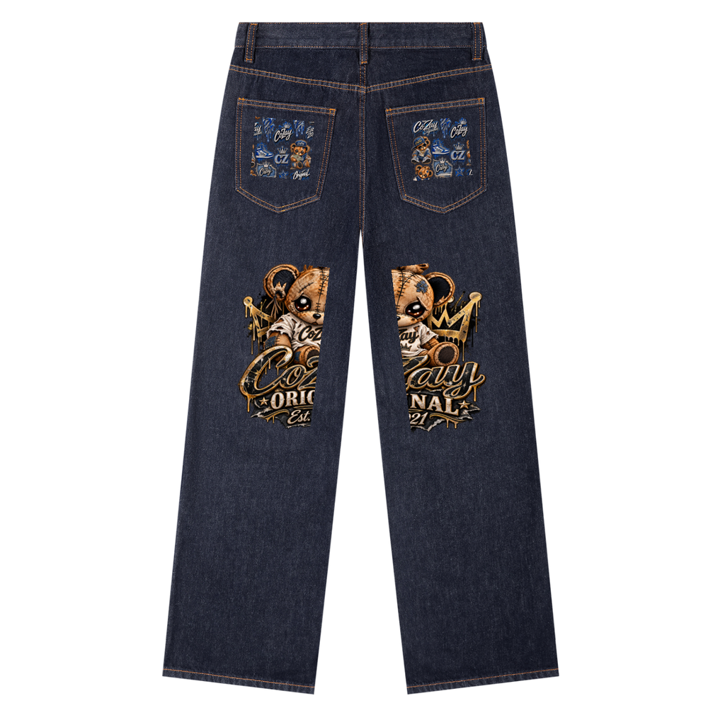 CoZay Original AOP Heavyweight Straight Leg Denim Jeans
