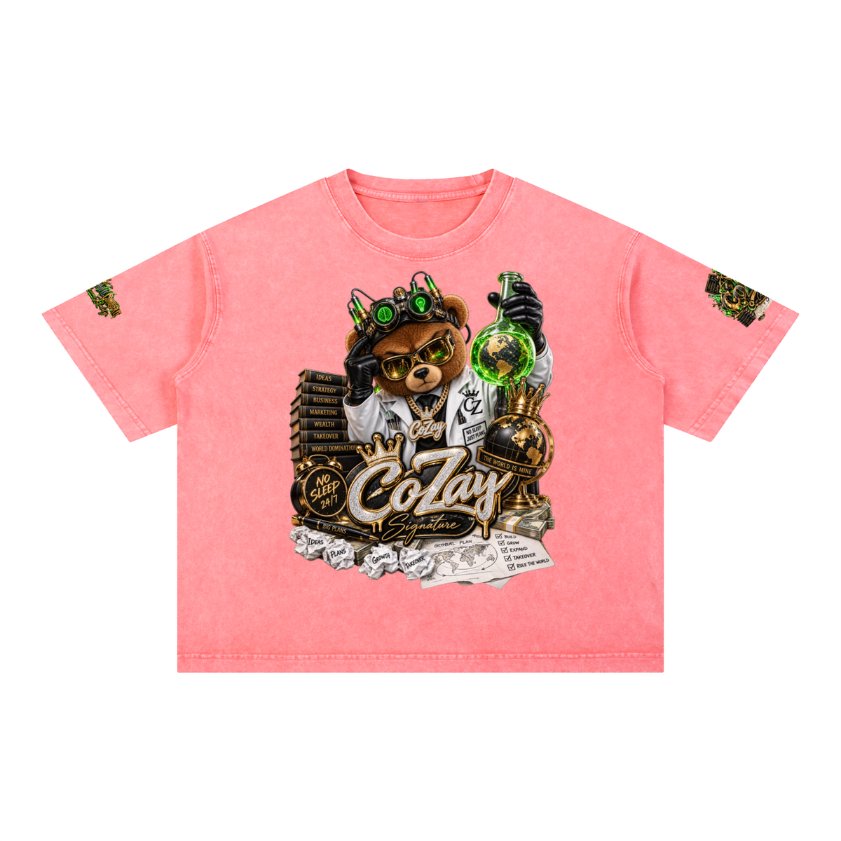 Cozay Signature MS Mineral Wash Boxy Cotton T-Shirt