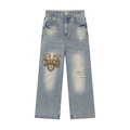 CoZay Vintage Reserve Men's Wash Distressed Denim Jeans