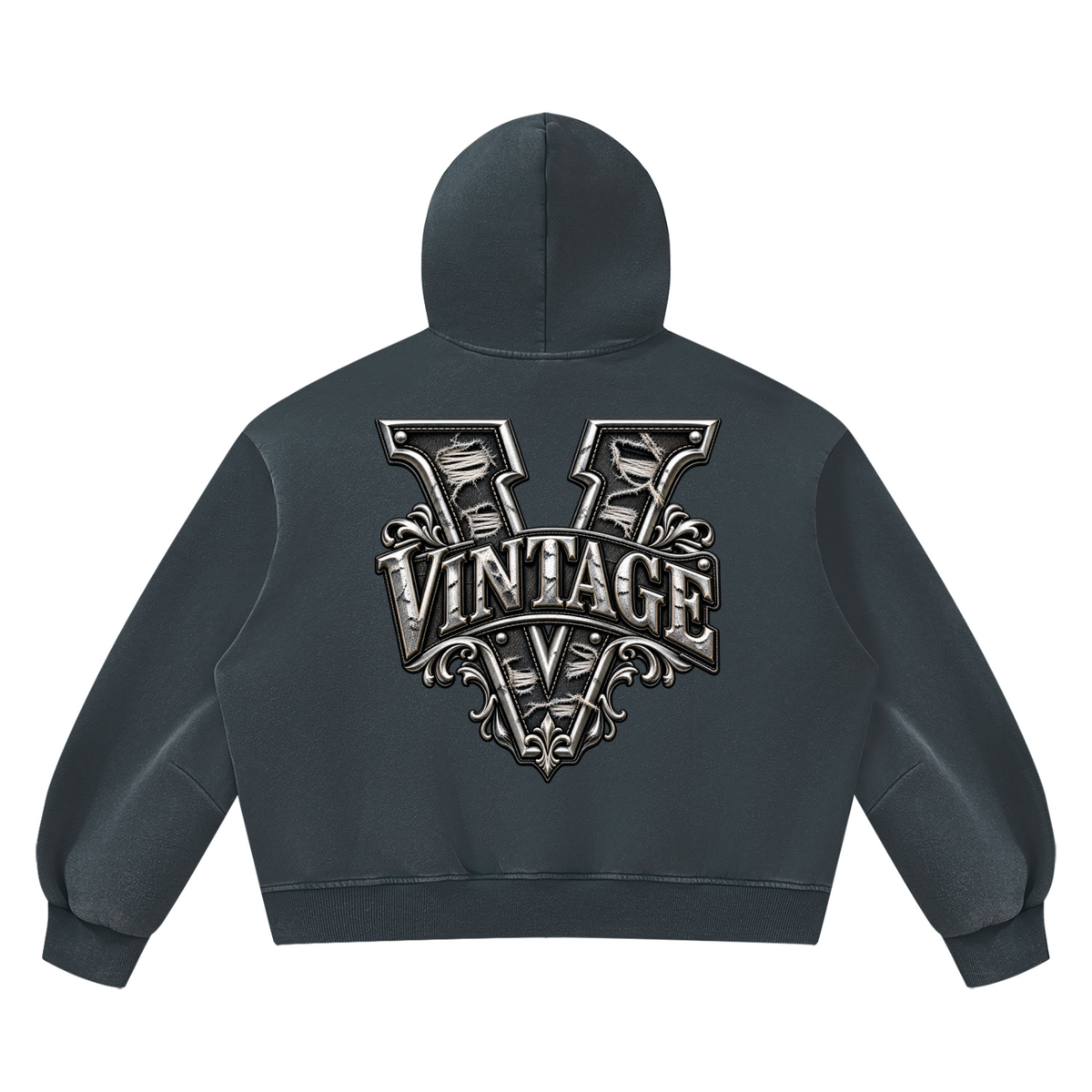 CoZay Original Unisex Vintage Wash Boxy Fleece Hoodie