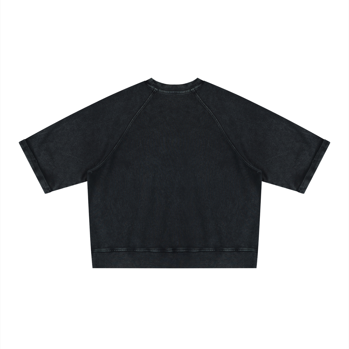 CoZay Original Unisex Vintage Wash Boxy Short Sleeve Sweatshirt