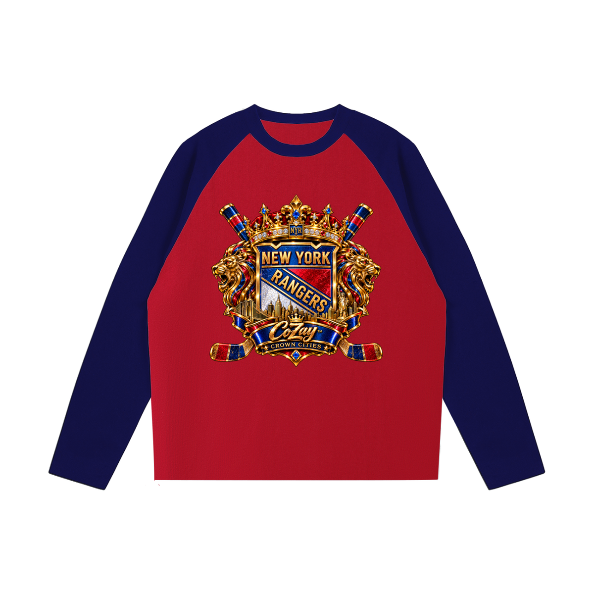 CoZay Legacy Color-Blocked Raglan Long-Sleeve T-Shirt