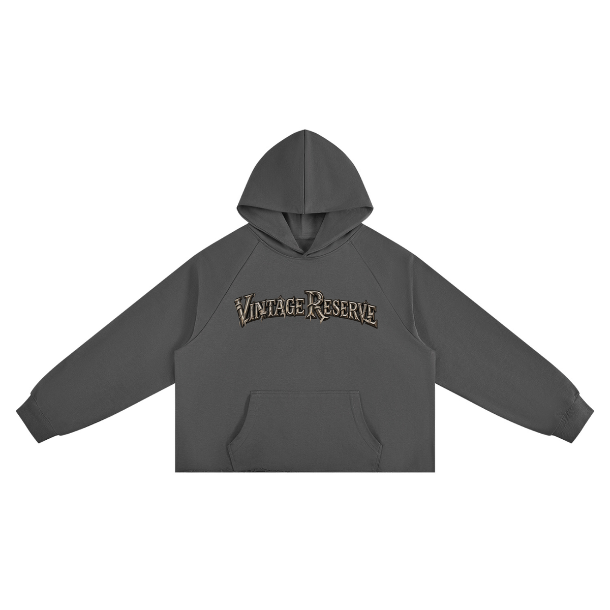Cozay Vintage Reserve Unisex Vintage Wash Raw Edge Boxy Hoodie
