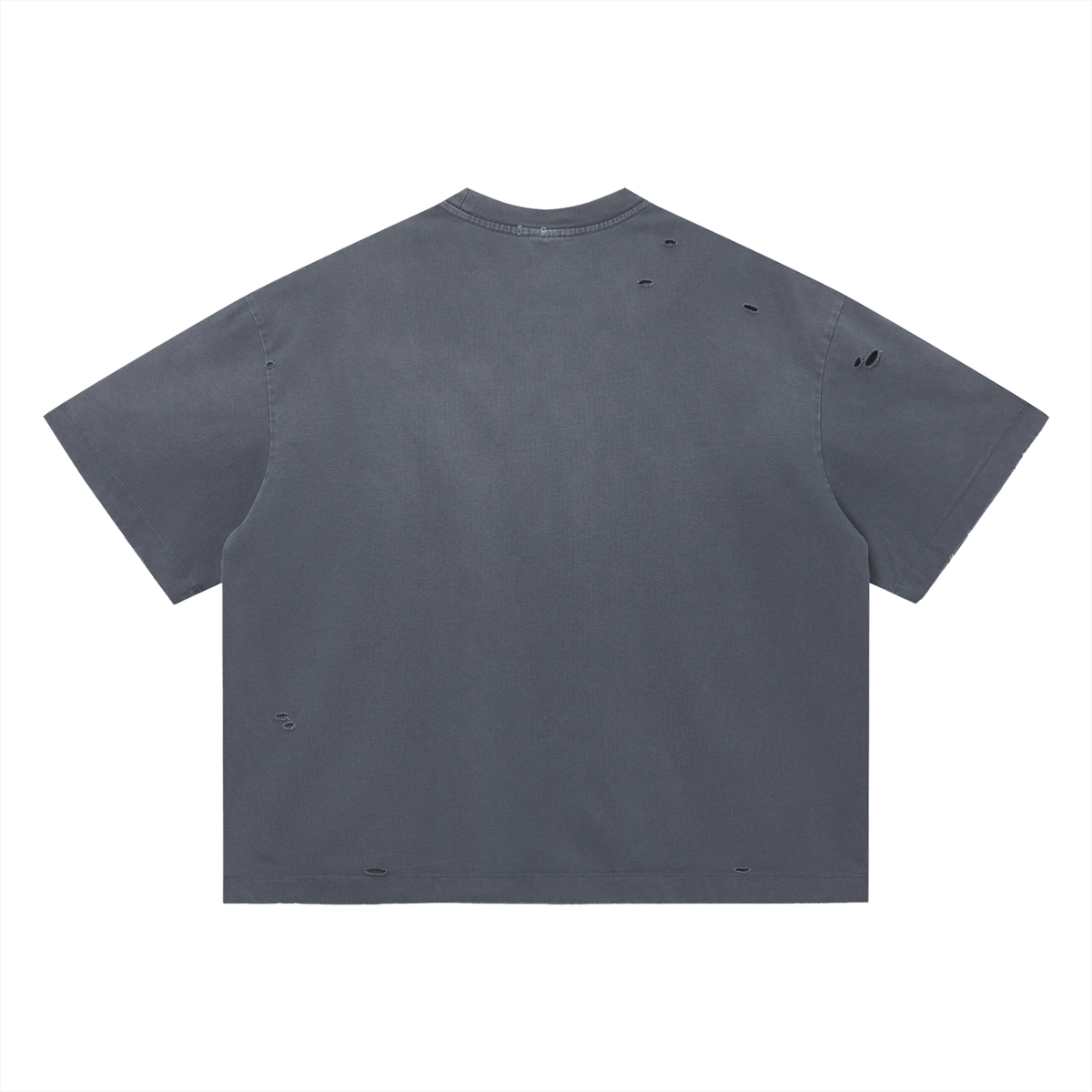 CoZay CC Vintage Washed Distressed Boxy Oversized T-Shirt