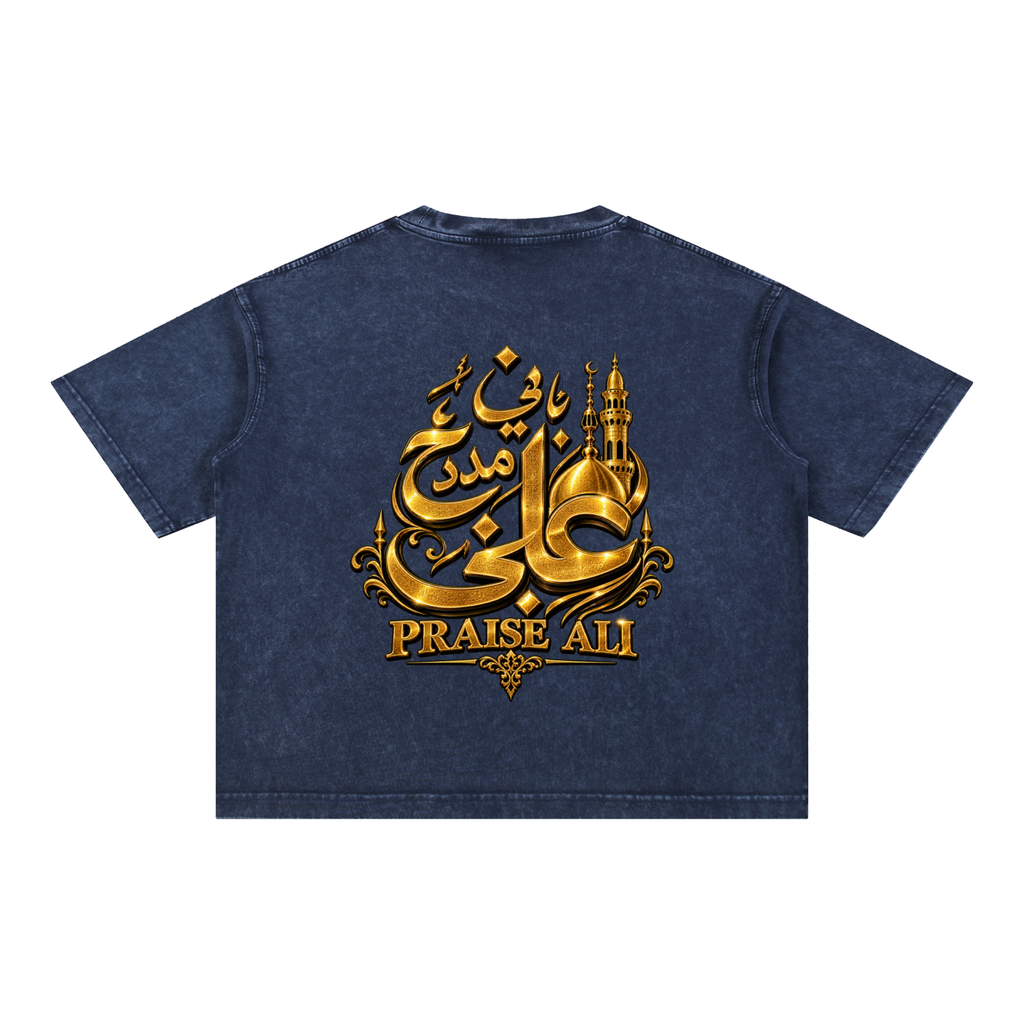 CoZay Signature Lil Durk Mineral Wash Boxy Cotton T-Shirt