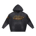 CoZay Original Vintage Washed Frayed Fleece Hoodie