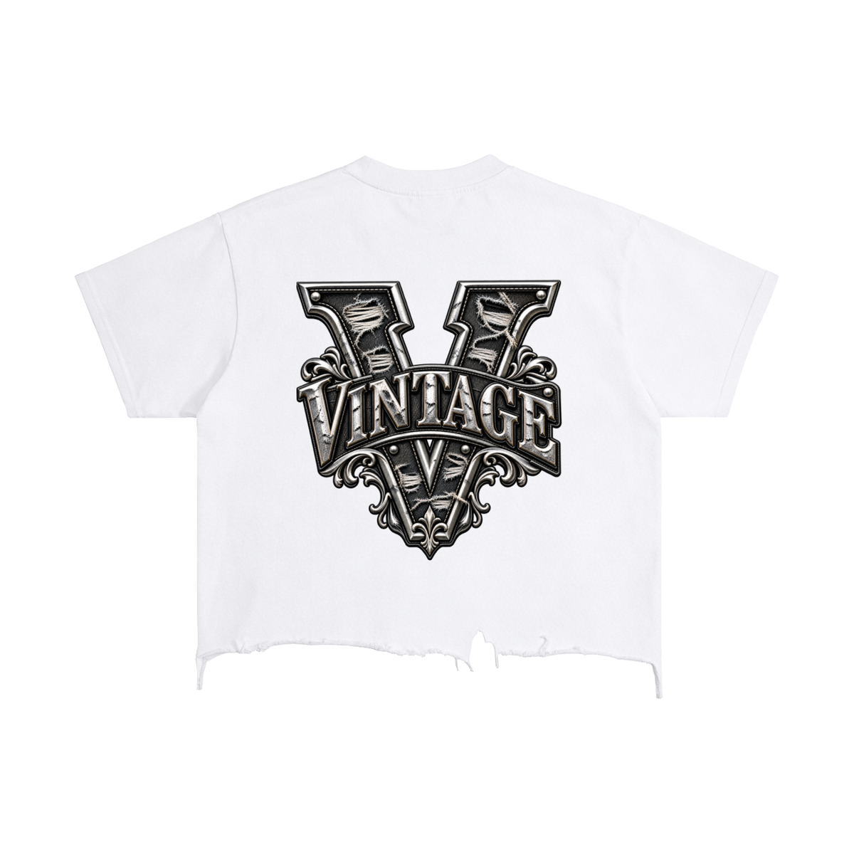 CoZay Original Men's Vintage Wash Boxy Distressed Hem T-Shirt