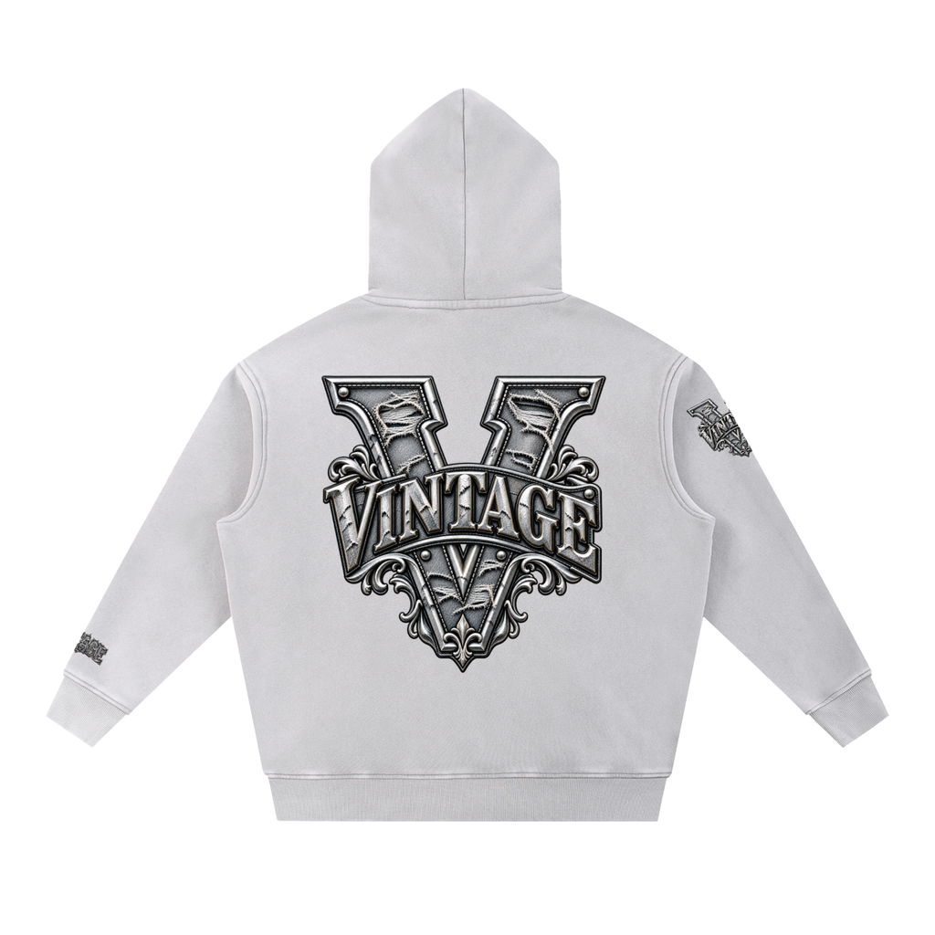 CoZay Original Men's Snow Wash Fleece Oversize Hoodie