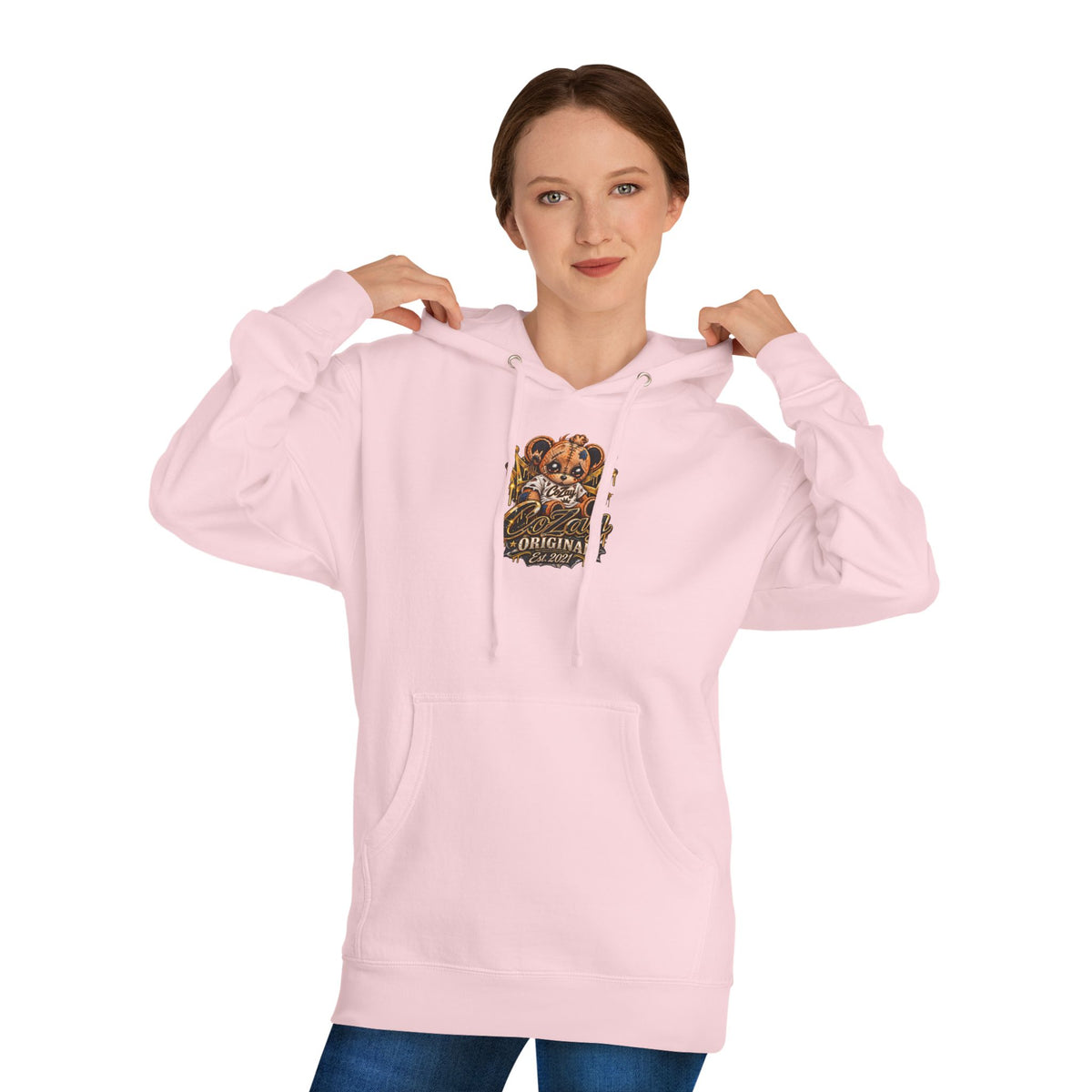CoZay Original Vintage Teddy Bear Hoodie – Cozay Retro Graphic Sweatshirt