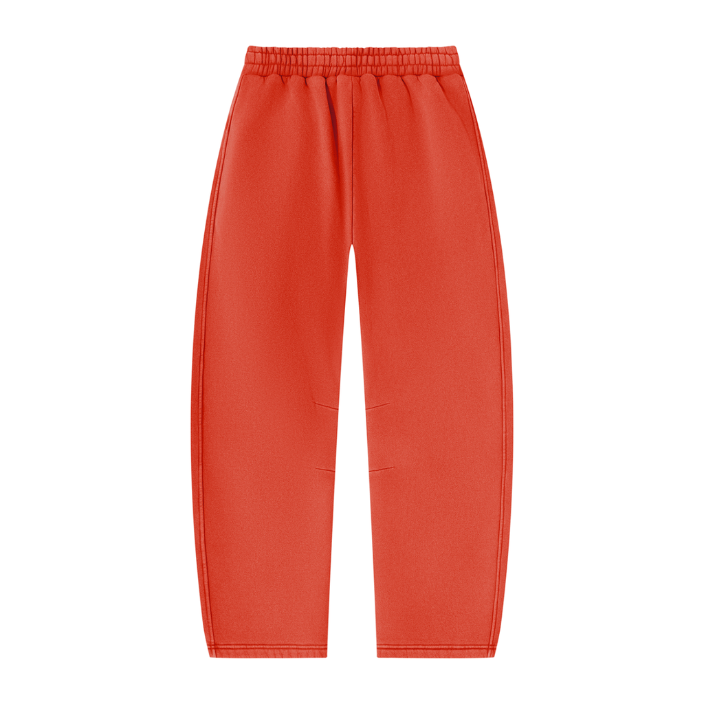 CoZay Cartier Bear Unisex Vintage Wash Barrel Leg Fleece Sweatpants