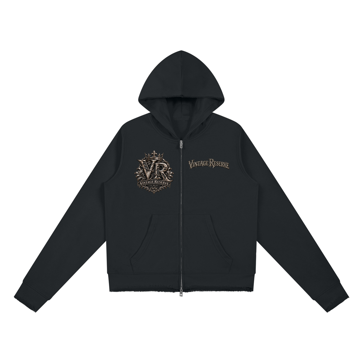 Women’s Raw Edge Full Zip Hoodie