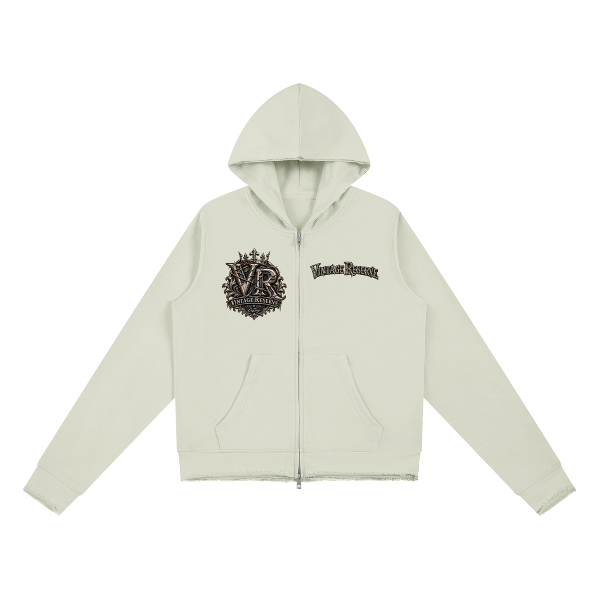Women’s Raw Edge Full Zip Hoodie