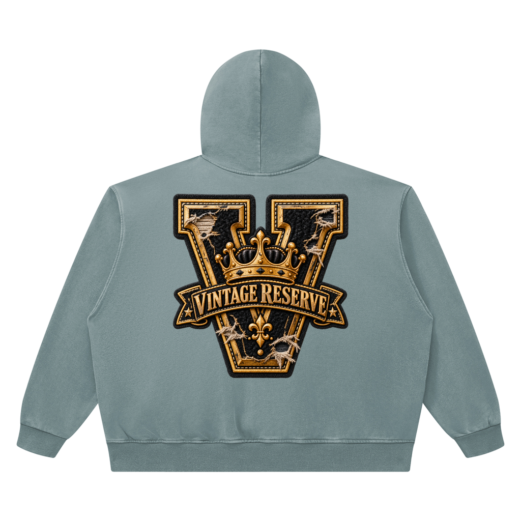 CoZay Vintage Reserve Unisex Heavyweight Vintage Wash Boxy Hoodie