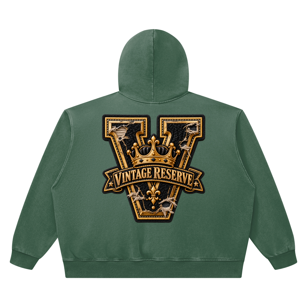 CoZay Vintage Reserve Unisex Heavyweight Vintage Wash Boxy Hoodie