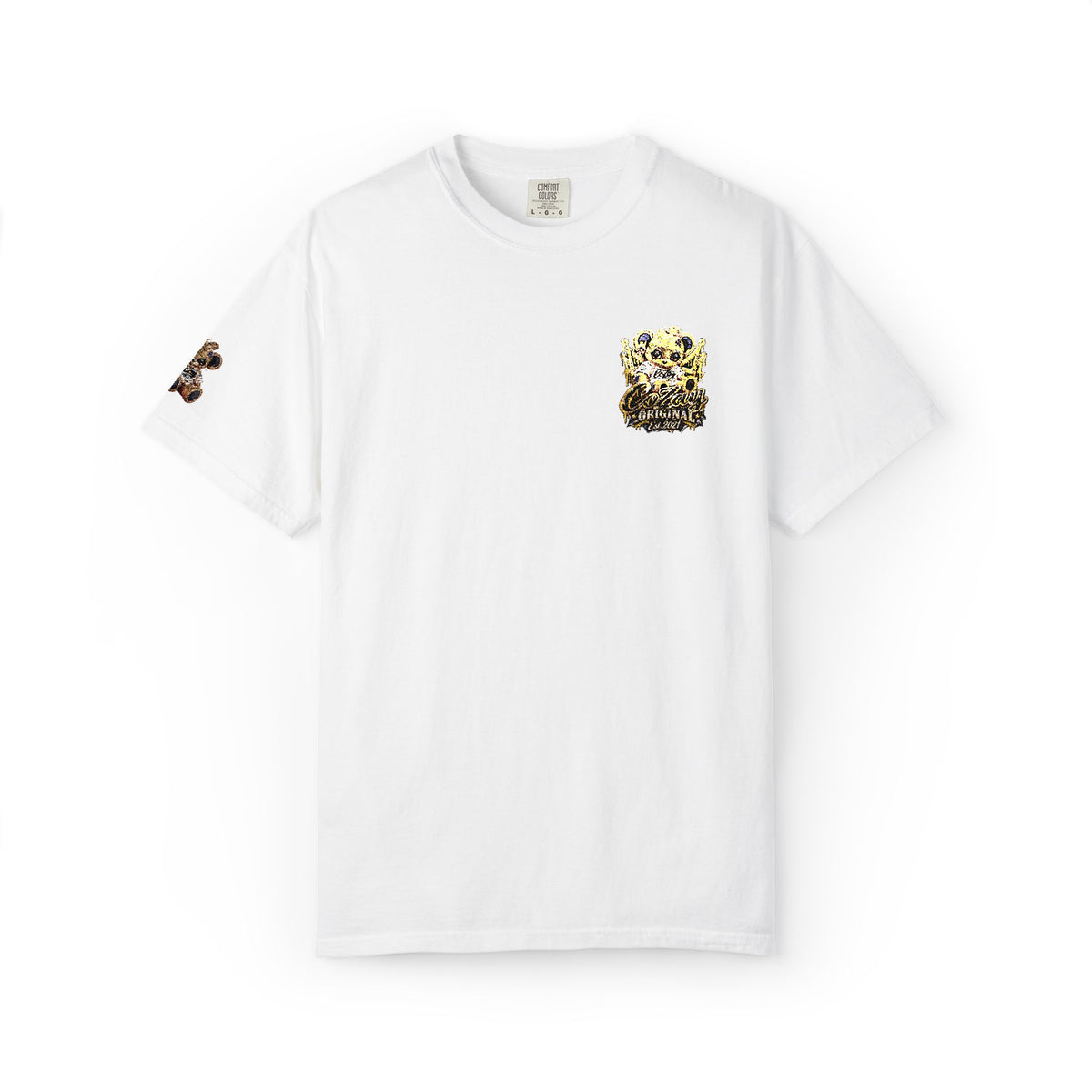 CoZay Orriginal Pocket Bee Graphic T‑Shirt — Honeycomb Pocket Design