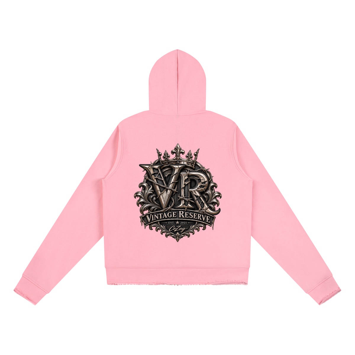 Women’s Raw Edge Full Zip Hoodie