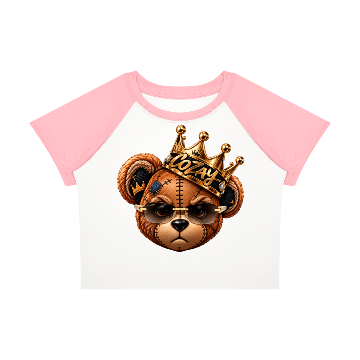 CoZay Original Bear Women’s Raglan Color Block Baby T-Shirt