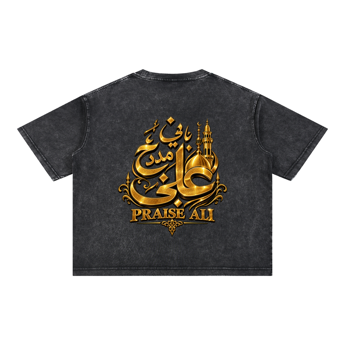 CoZay Signature Lil Durk Mineral Wash Boxy Cotton T-Shirt