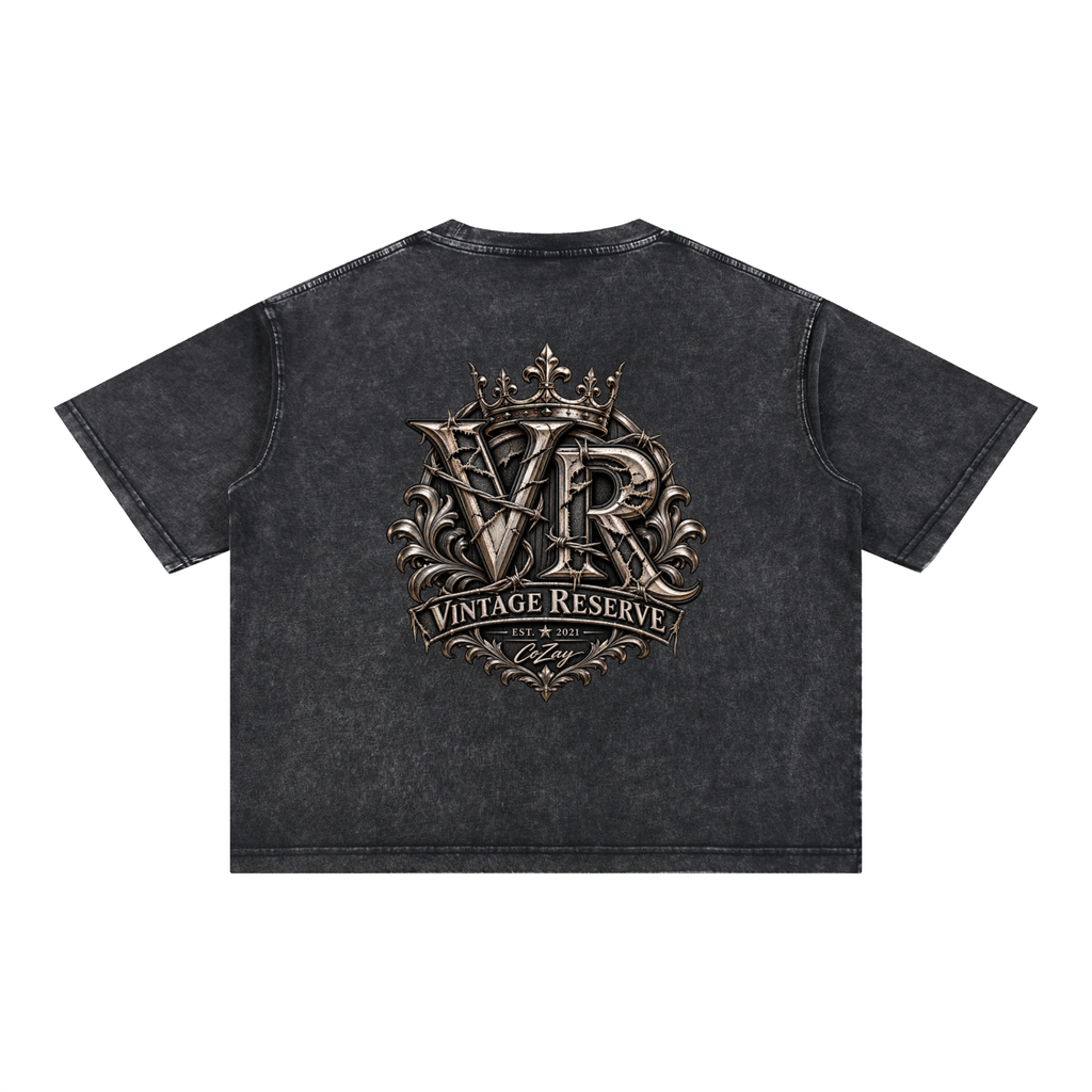 CoZay Vintage Reserve Men's Mineral Wash Boxy Cotton T-Shirt