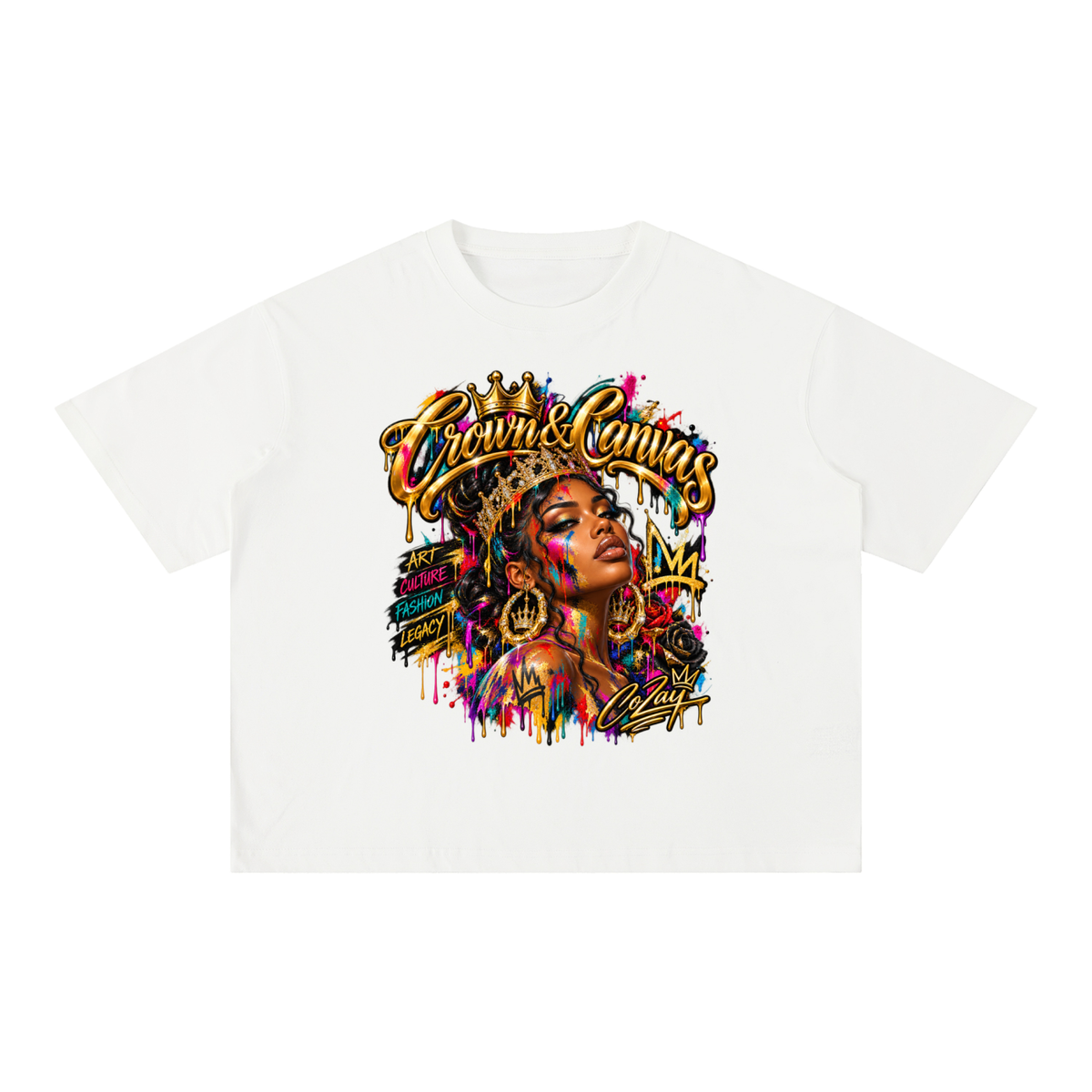 CoZay CC Mineral Wash Boxy Cotton T-Shirt