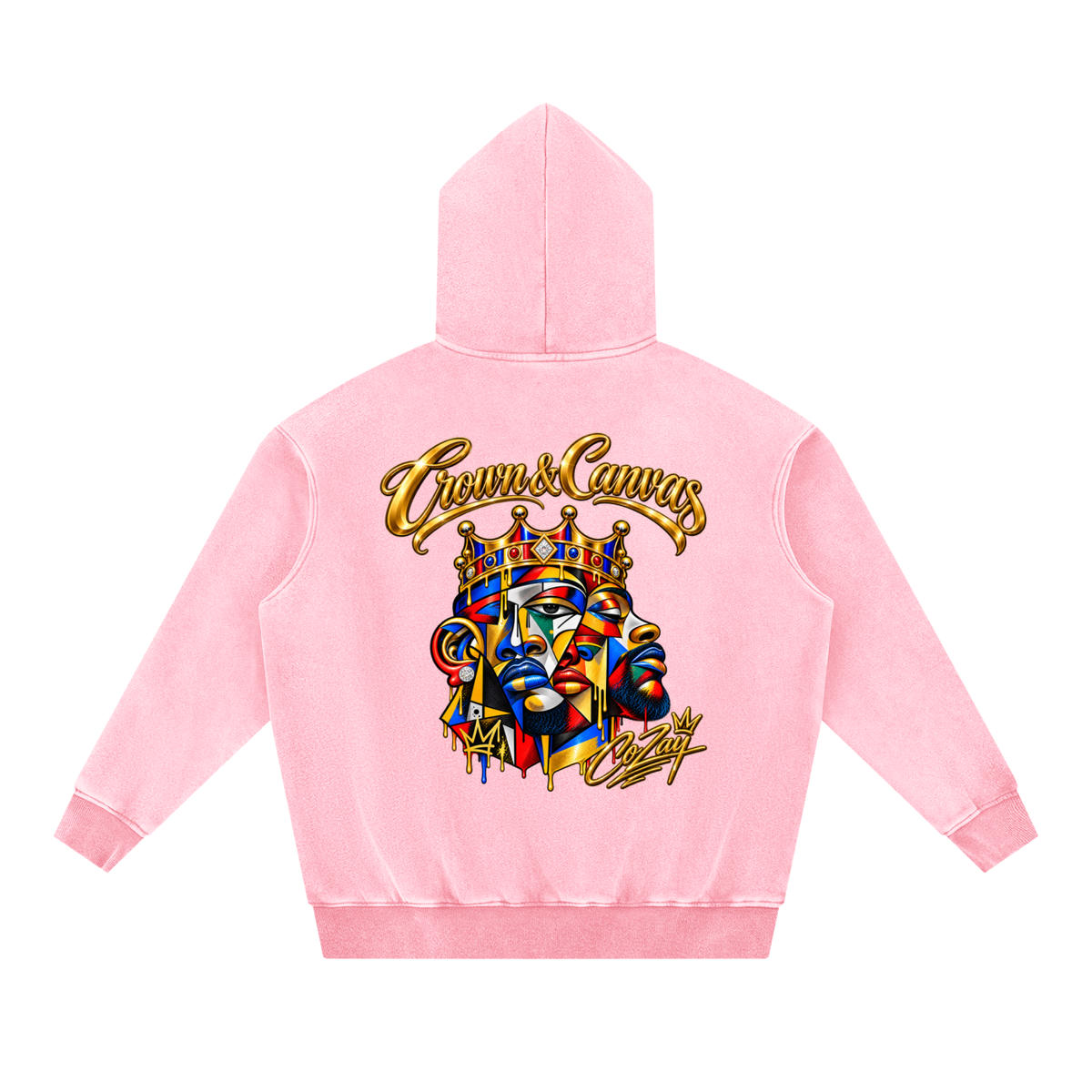 CoZay Original C&C Snow Wash Fleece Oversize Hoodie