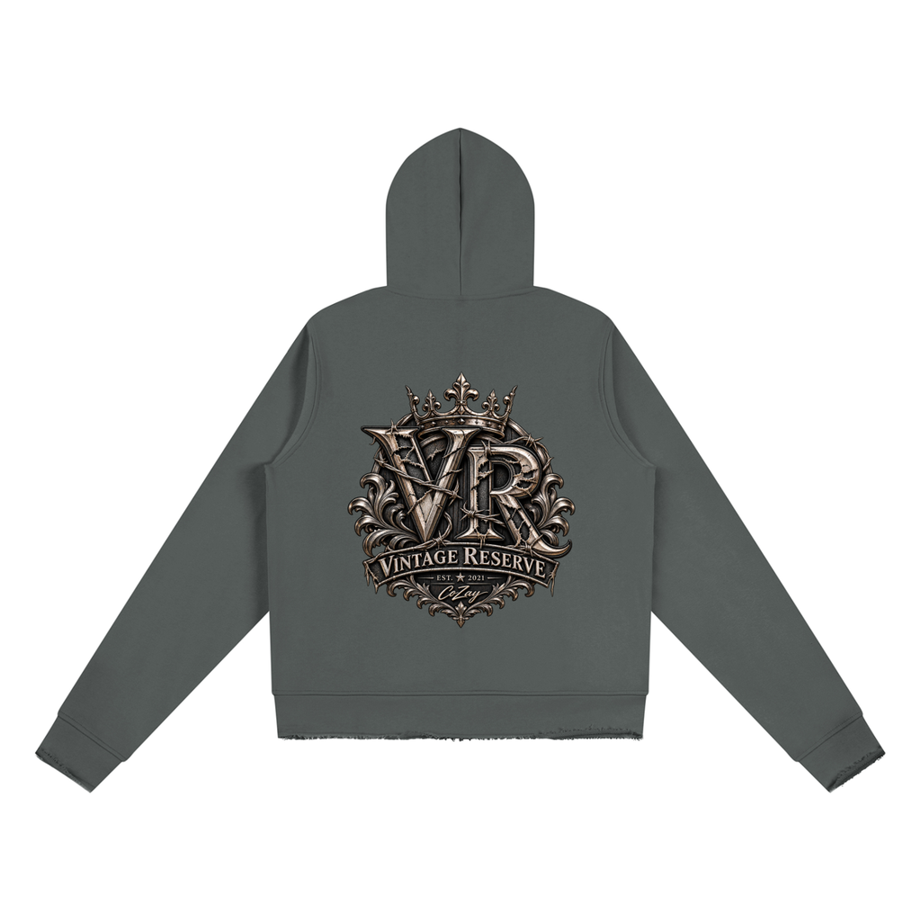 Women’s Raw Edge Full Zip Hoodie
