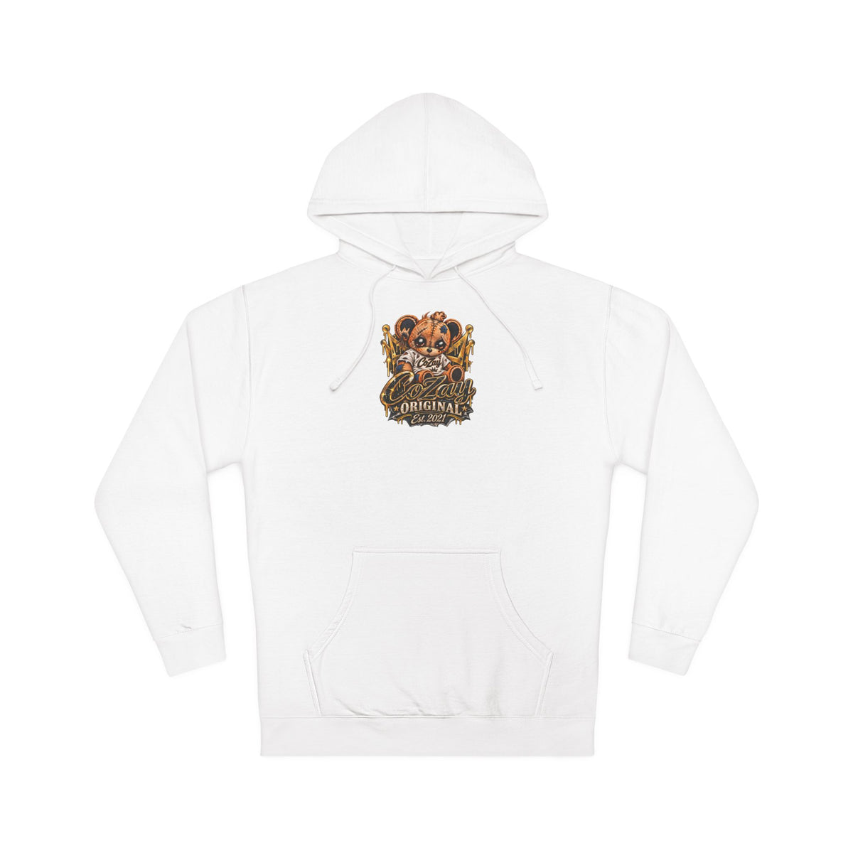 CoZay Original Vintage Teddy Bear Hoodie – Cozay Retro Graphic Sweatshirt