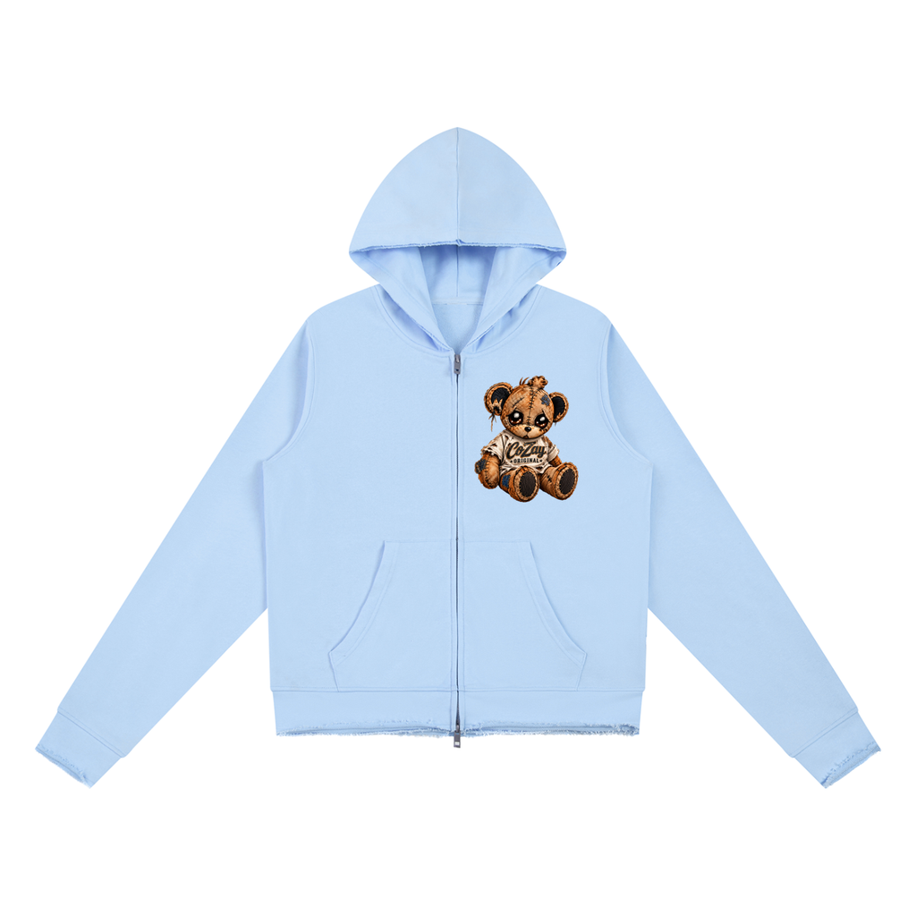 CoZay Original Women’s Raw Edge Full Zip Hoodie