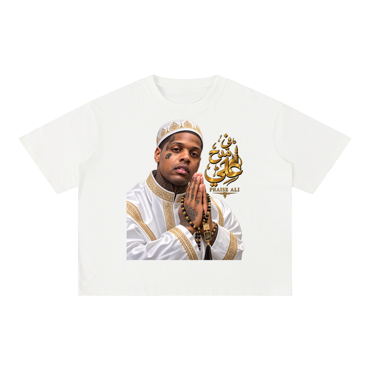 CoZay Signature Lil Durk Mineral Wash Boxy Cotton T-Shirt