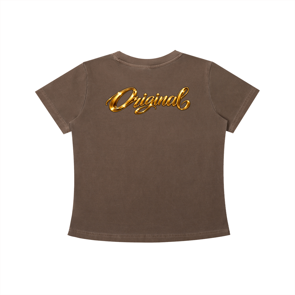 CoZay Original Bear Women's Vintage Wash Slim Fit T-shirt