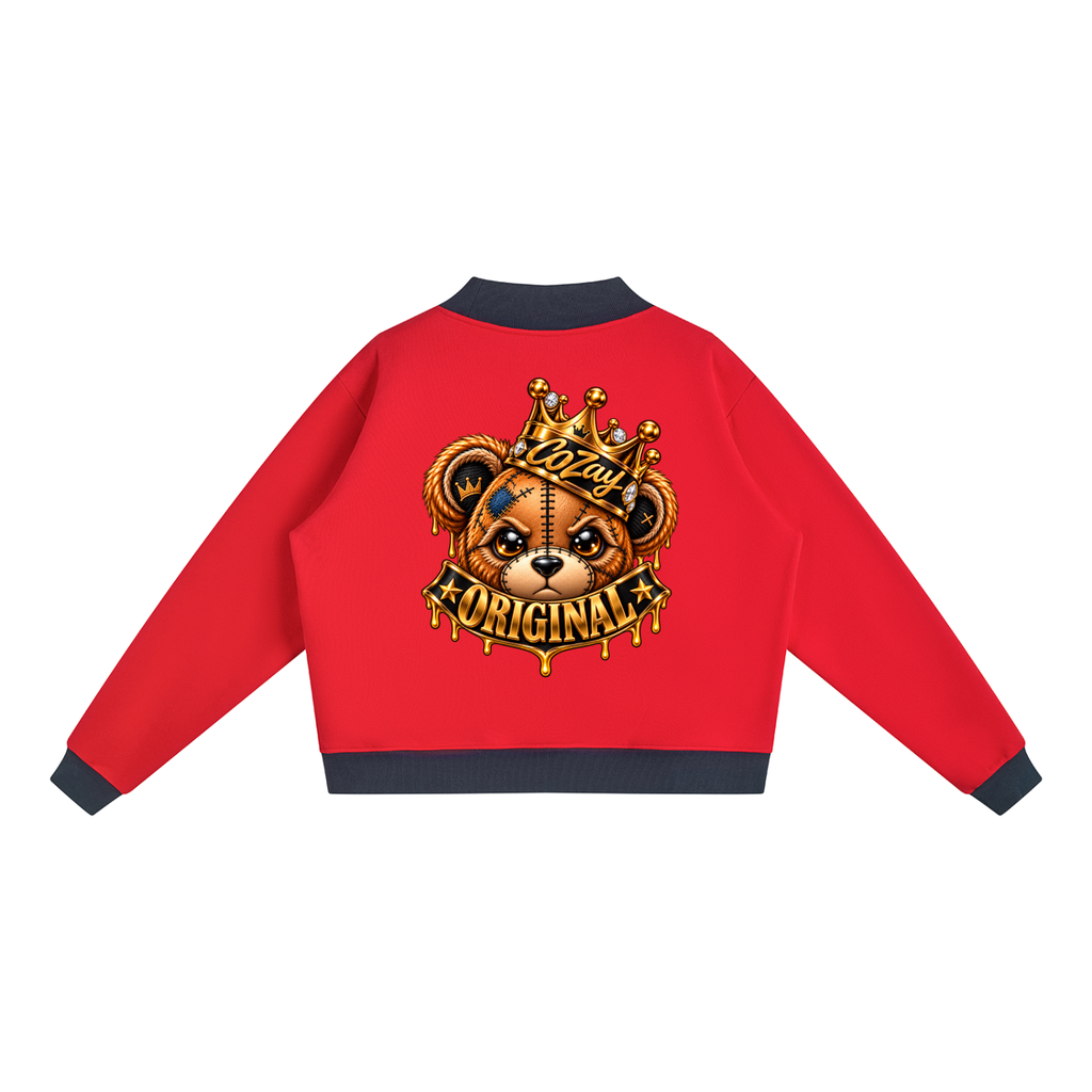 CoZay Original Bear Women’s Mock Neck Crewneck Sweatshirt