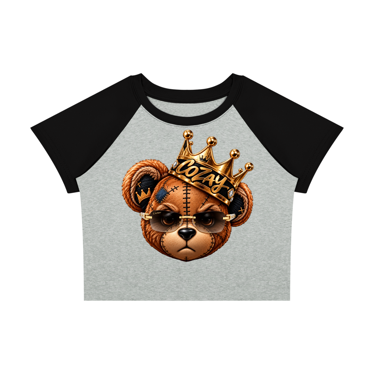 CoZay Original Bear Women’s Raglan Color Block Baby T-Shirt