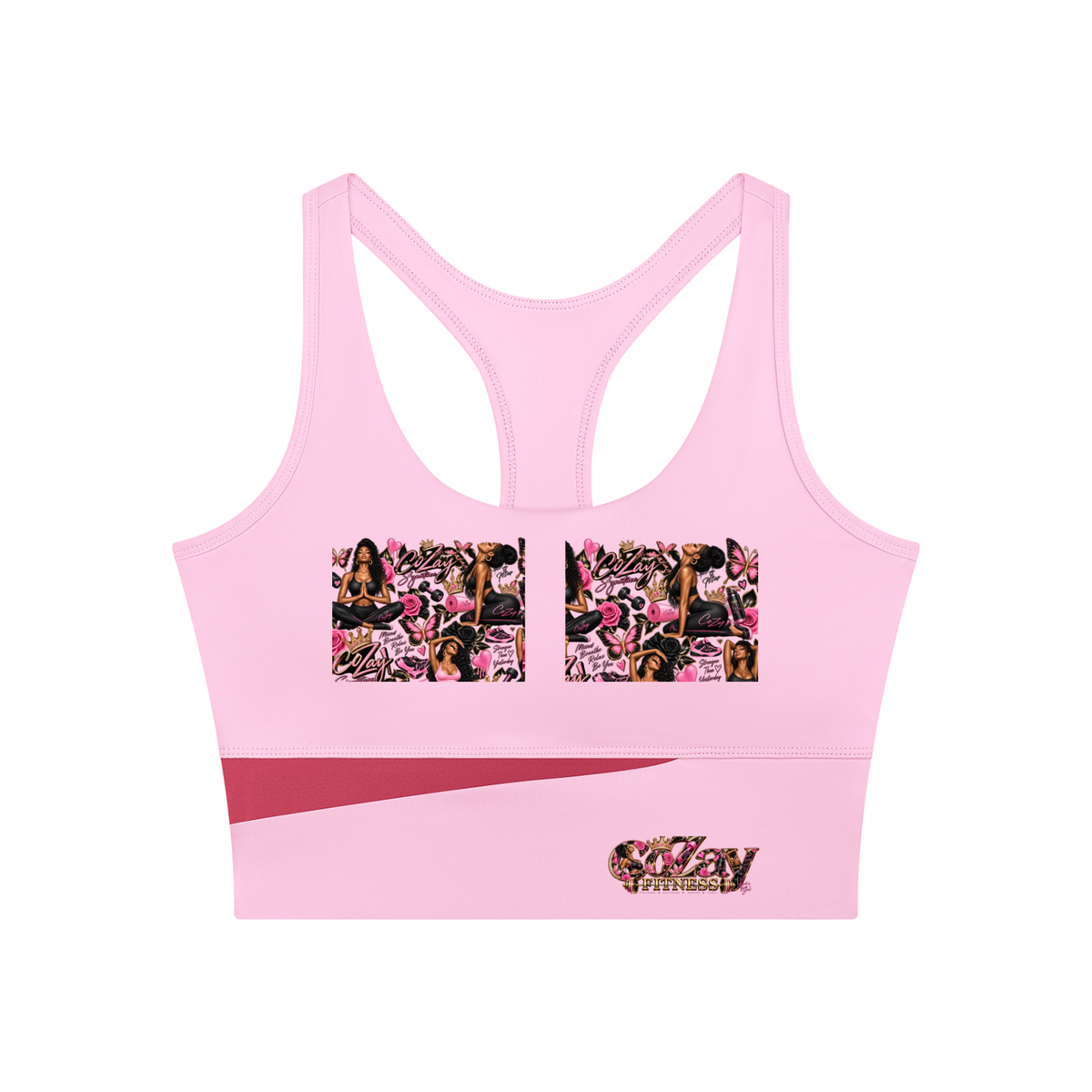 CoZay Signature Women's Color Block Yoga Tank Top