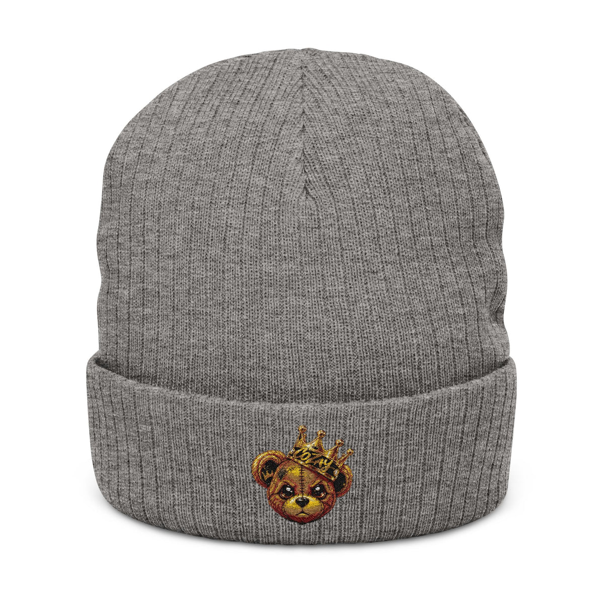 CoZay Original Bear Embroidered Crown Teddy Beanie