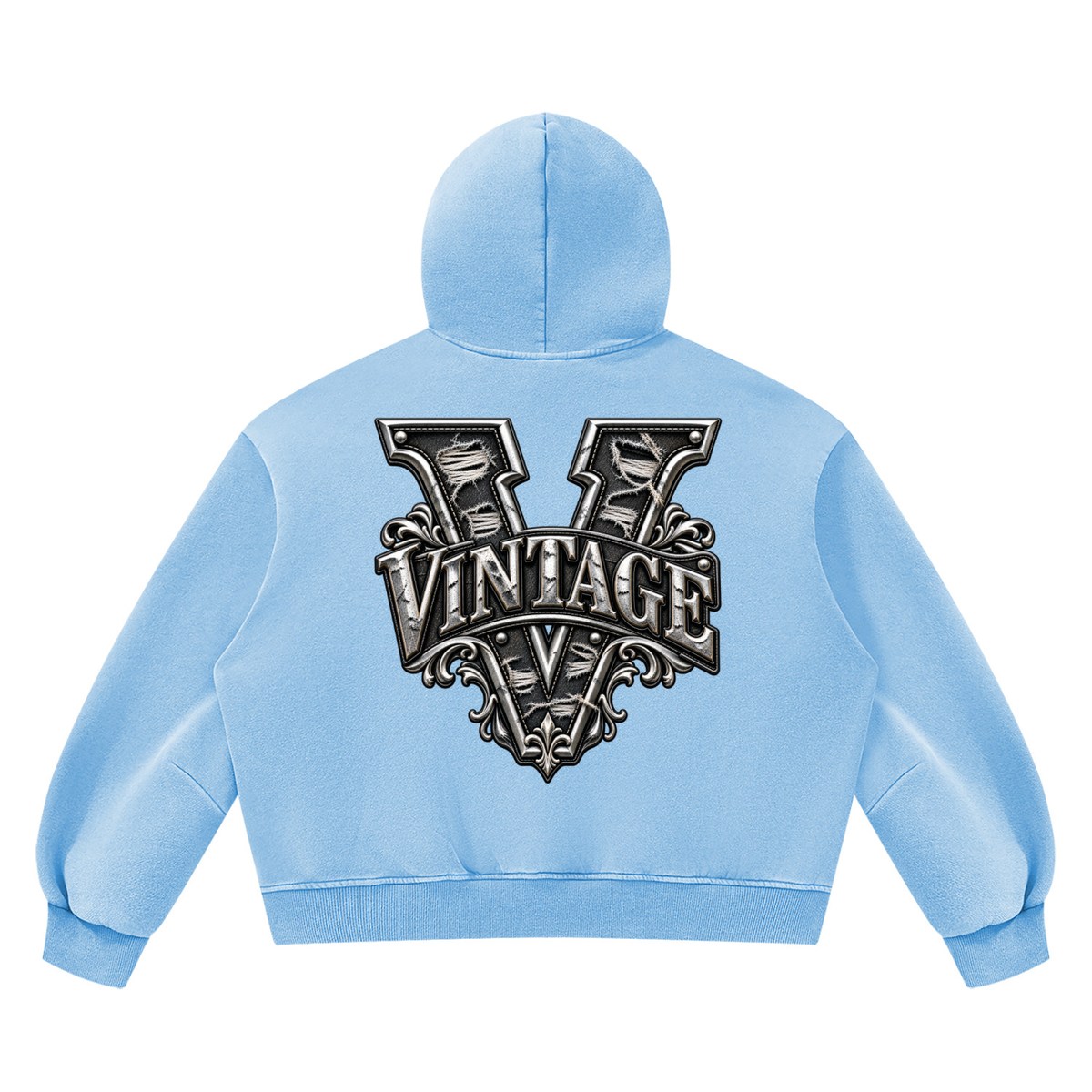 CoZay Original Unisex Vintage Wash Boxy Fleece Hoodie