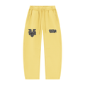 CoZay Original Unisex Vintage Wash Barrel Leg Fleece Sweatpants
