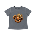 CoZay Original Bear Women's Vintage Wash Slim Fit T-shirt