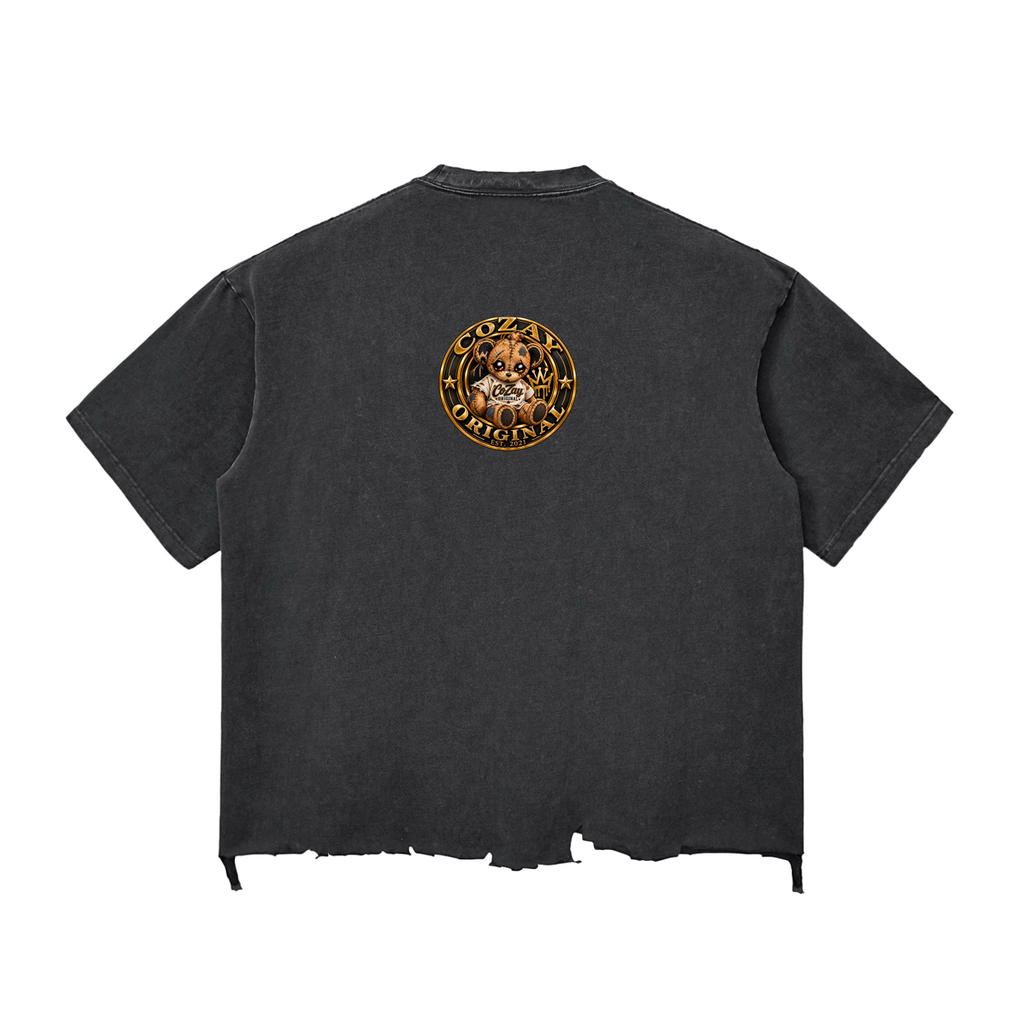 CoZay Original Snow Wash Raw-Hem Boxy T-shirt