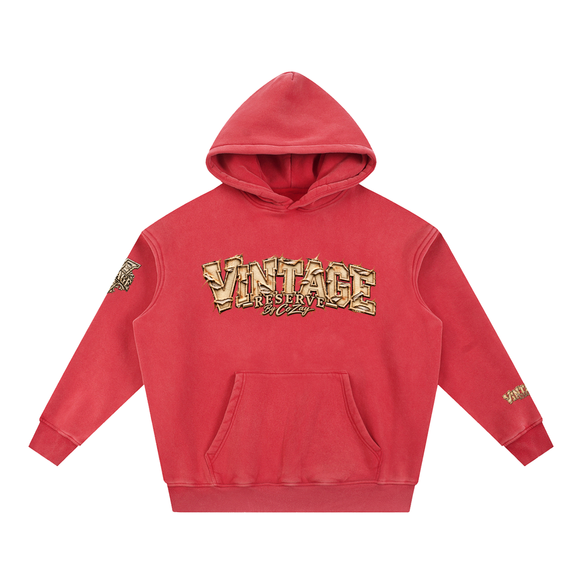 CoZay Original Men's Snow Wash Fleece Oversize Hoodie