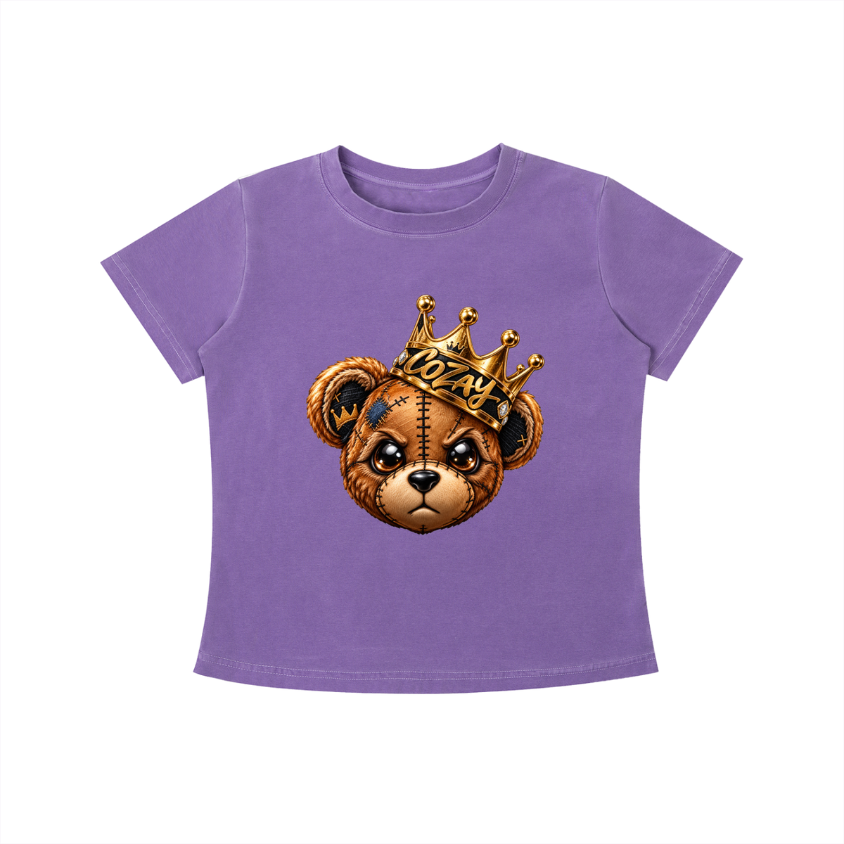 CoZay Original Bear Women's Vintage Wash Slim Fit T-shirt