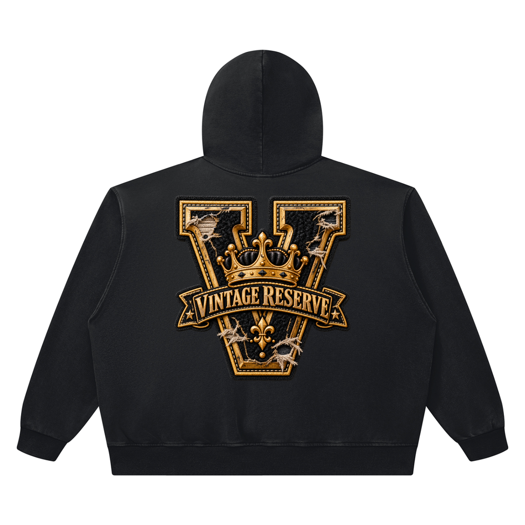 CoZay Vintage Reserve Unisex Heavyweight Vintage Wash Boxy Hoodie