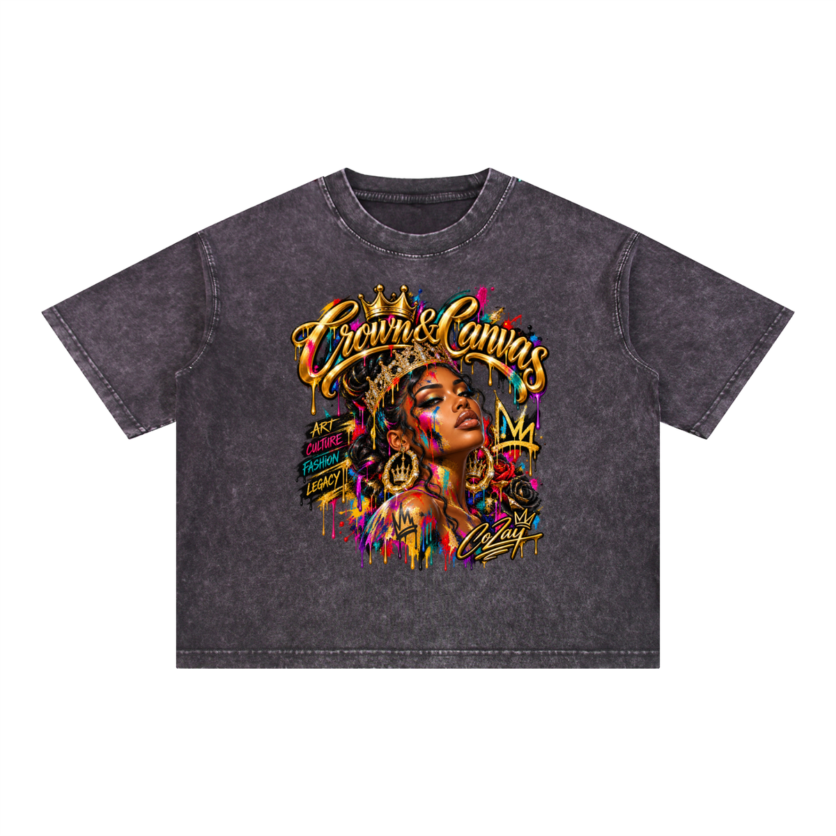 CoZay CC Mineral Wash Boxy Cotton T-Shirt