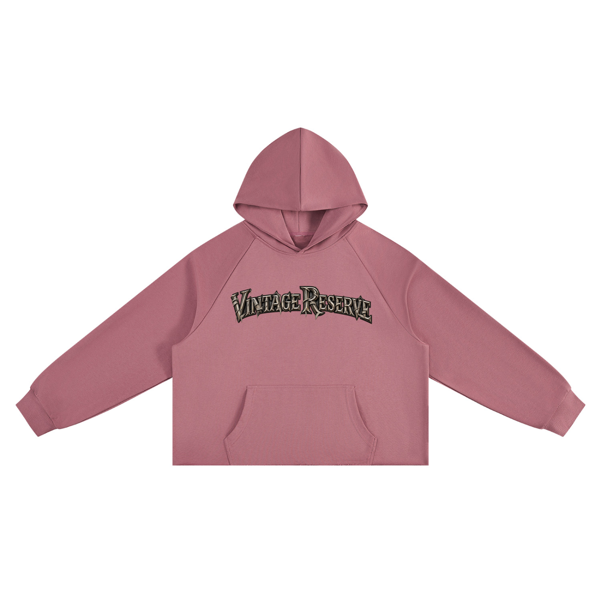 Cozay Vintage Reserve Unisex Vintage Wash Raw Edge Boxy Hoodie