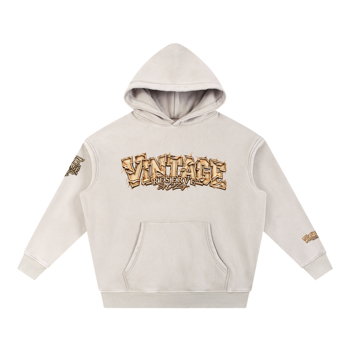 CoZay Original Men's Snow Wash Fleece Oversize Hoodie